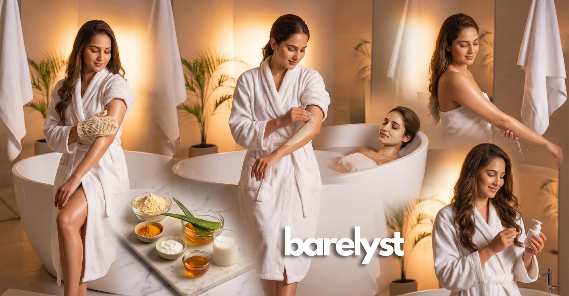 Weekly Body Care Routine For Glowing Skin | Barelyst